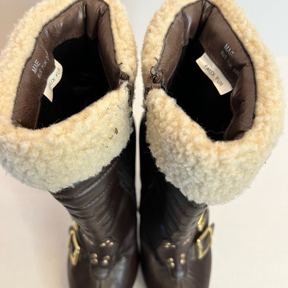 Shoedazzle Faux Leather Boots - Picture 5 of 8